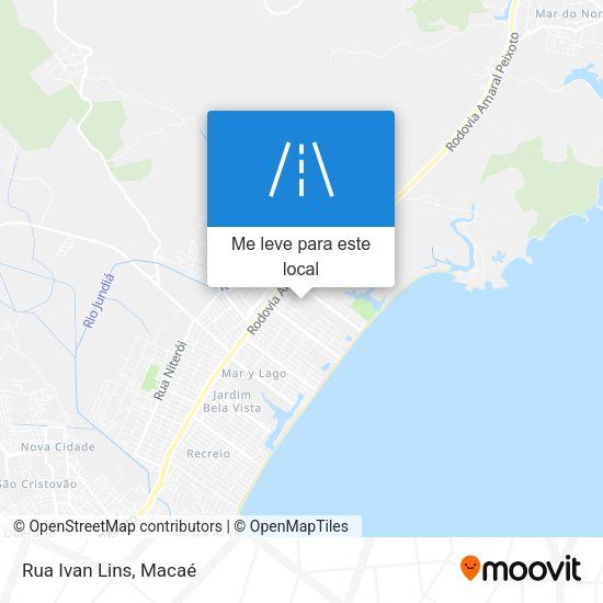 Rua Ivan Lins mapa