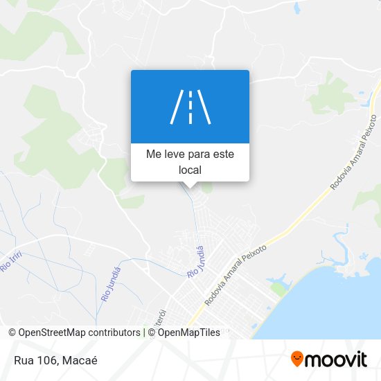 Rua 106 mapa
