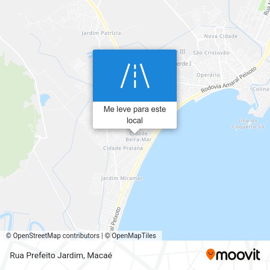 Rua Prefeito Jardim mapa