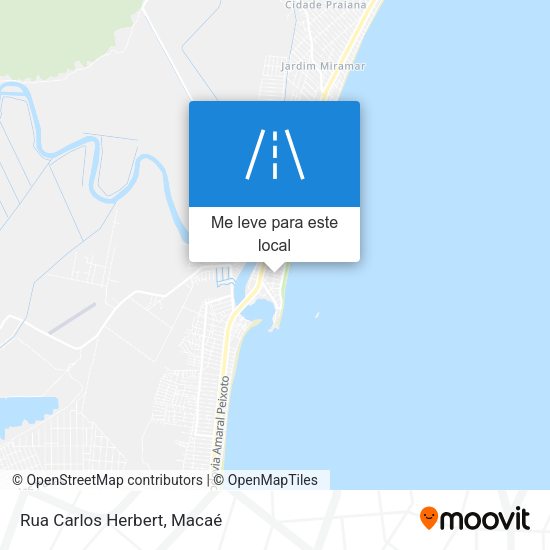 Rua Carlos Herbert mapa