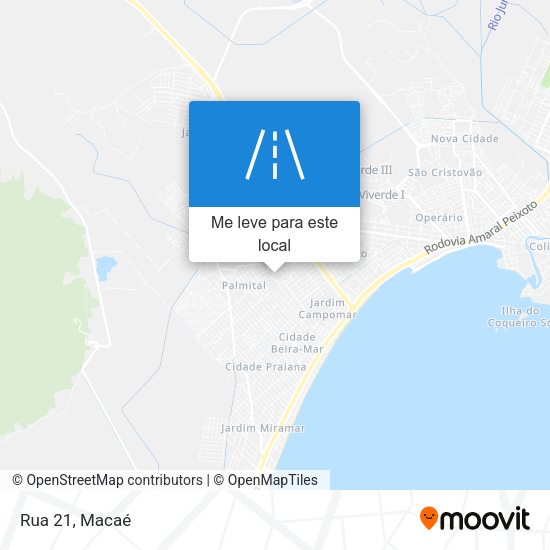 Rua 21 mapa