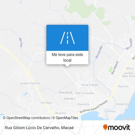 Rua Gilson Lúcio De Carvalho mapa