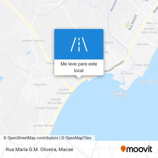 Rua Maria G.M. Oliveira mapa