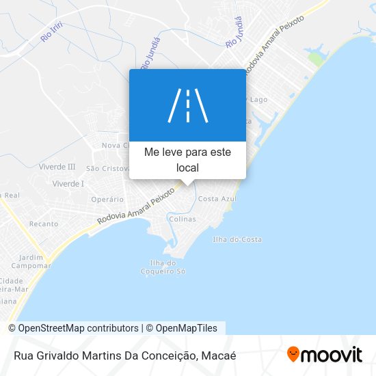 Rua Grivaldo Martins Da Conceição mapa