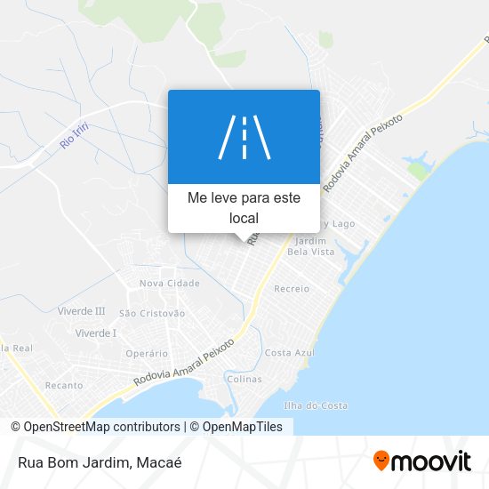 Rua Bom Jardim mapa