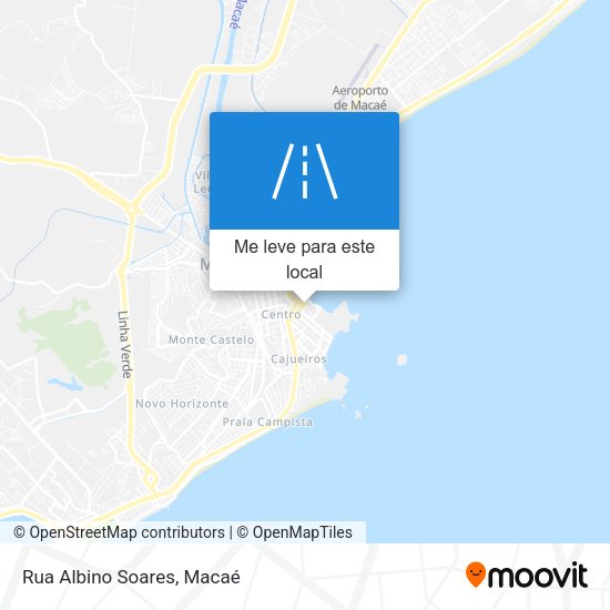Rua Albino Soares mapa