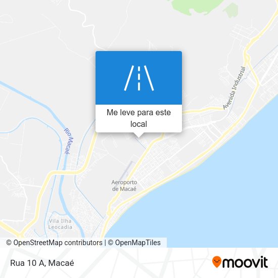 Rua 10 A mapa