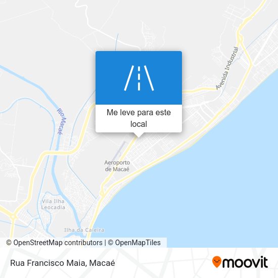 Rua Francisco Maia mapa