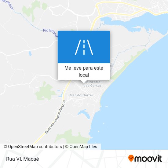 Rua VI mapa