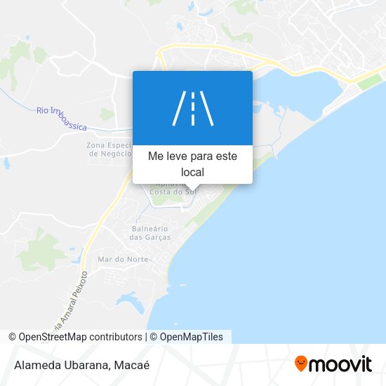 Alameda Ubarana mapa