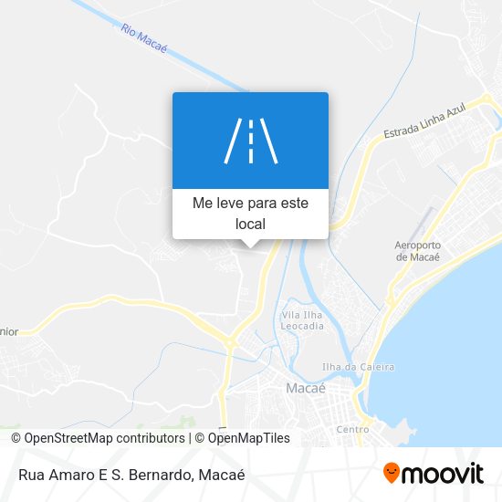 Rua Amaro E S. Bernardo mapa