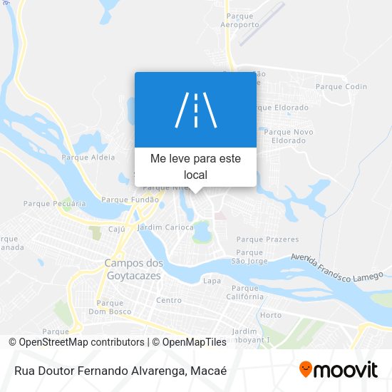 Rua Doutor Fernando Alvarenga mapa