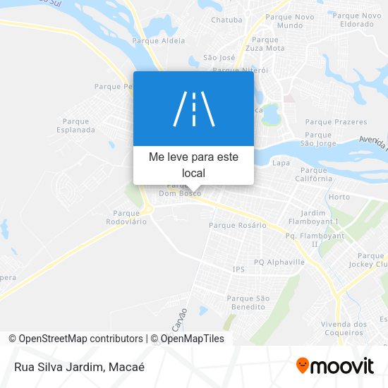 Rua Silva Jardim mapa
