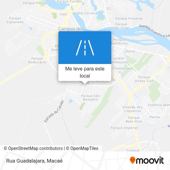 Rua Guadalajara mapa