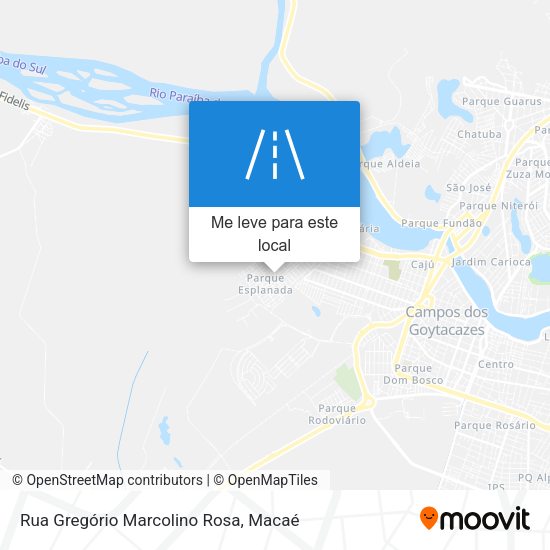 Rua Gregório Marcolino Rosa mapa