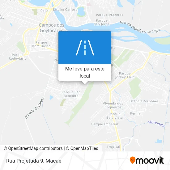 Rua Projetada 9 mapa