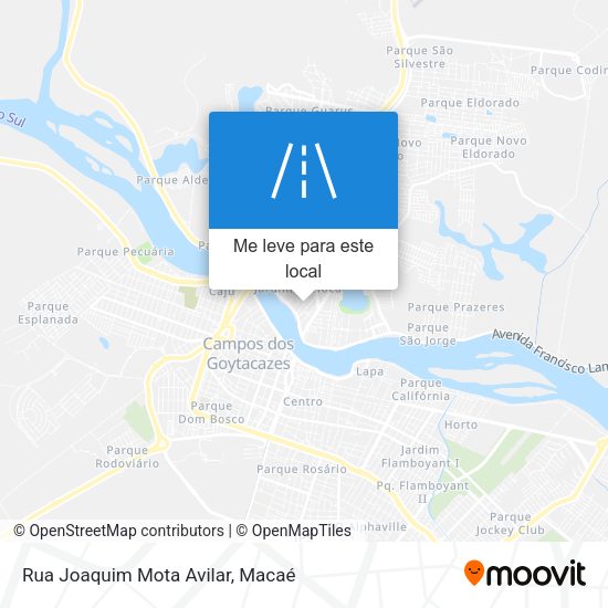 Rua Joaquim Mota Avilar mapa
