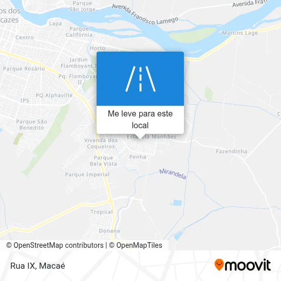 Rua IX mapa