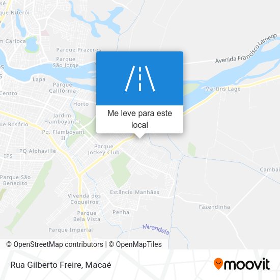 Rua Gilberto Freire mapa