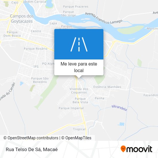 Rua Telso De Sá mapa