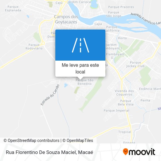 Rua Florentino De Souza Maciel mapa