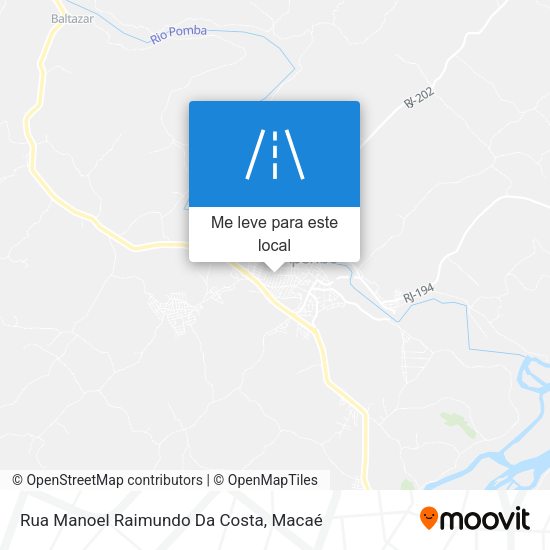 Rua Manoel Raimundo Da Costa mapa