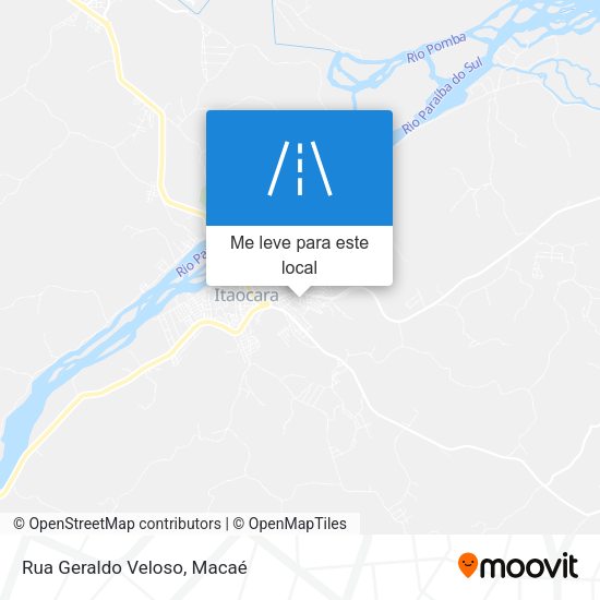 Rua Geraldo Veloso mapa