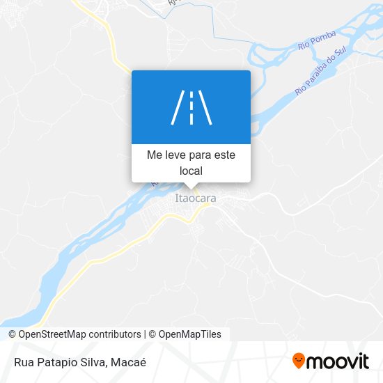 Rua Patapio Silva mapa