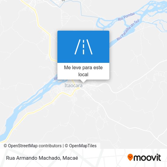 Rua Armando Machado mapa