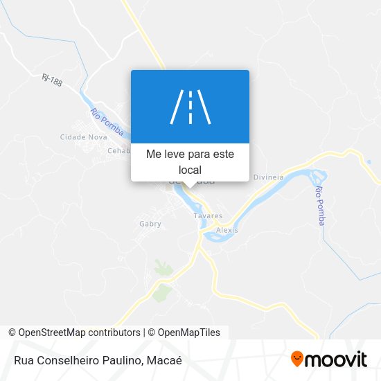 Rua Conselheiro Paulino mapa