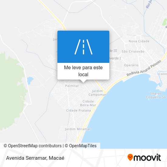 Avenida Serramar mapa