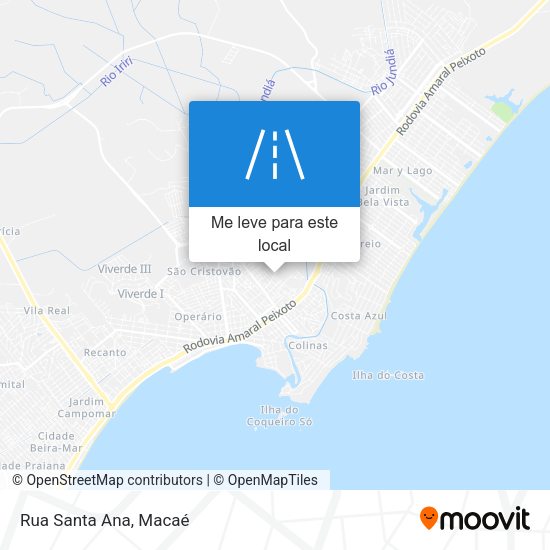 Rua Santa Ana mapa