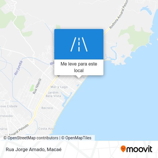 Rua Jorge Amado mapa