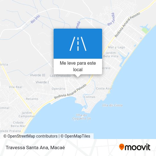 Travessa Santa Ana mapa