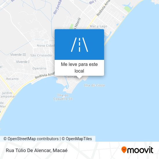 Rua Túlio De Alencar mapa