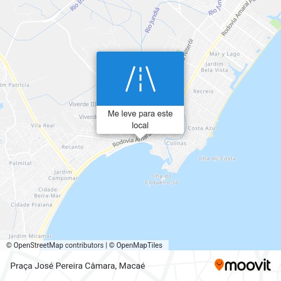 Praça José Pereira Câmara mapa