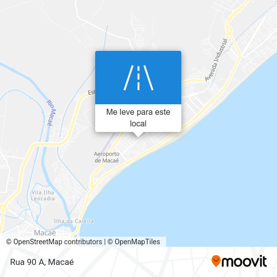 Rua 90 A mapa
