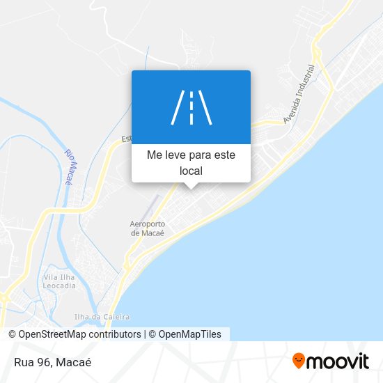 Rua 96 mapa
