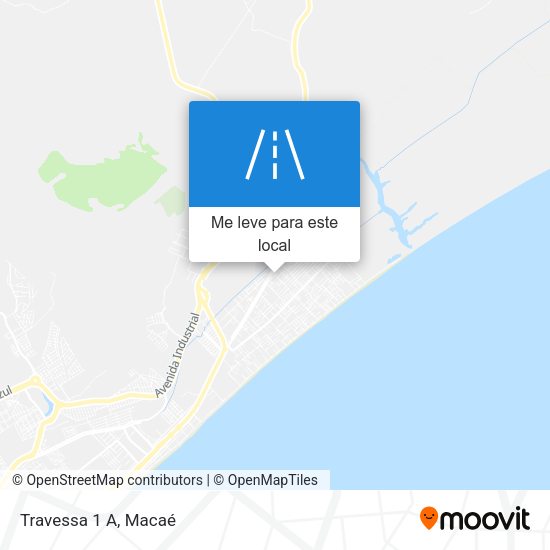 Travessa 1 A mapa