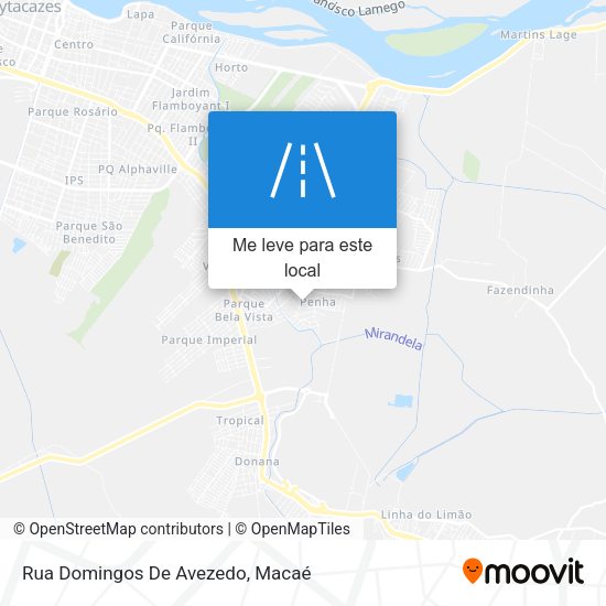 Rua Domingos De Avezedo mapa