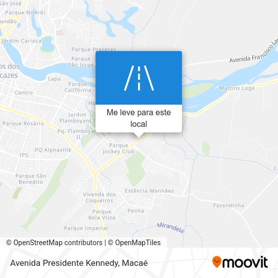 Avenida Presidente Kennedy mapa