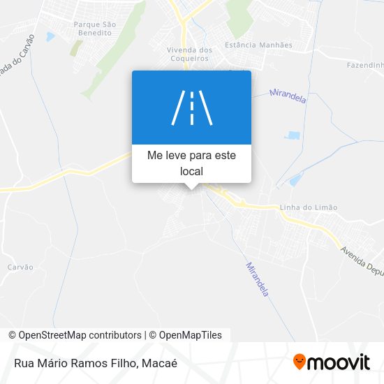 Rua Mário Ramos Filho mapa