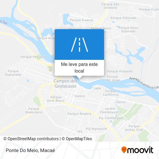 Ponte Do Meio mapa