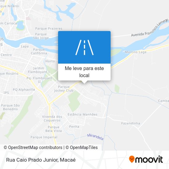 Rua Caio Prado Junior mapa