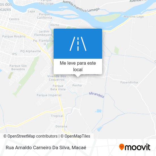 Rua Arnaldo Carneiro Da Silva mapa