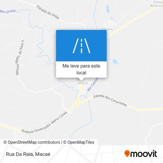 Rua Da Raia mapa