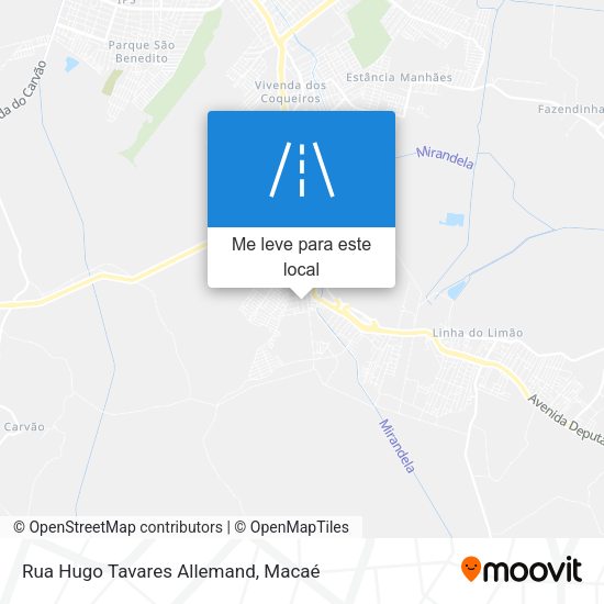 Rua Hugo Tavares Allemand mapa
