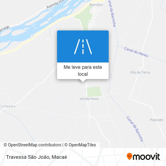 Travessa São João mapa