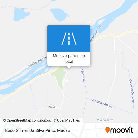 Beco Gilmar Da Silva Pinto mapa