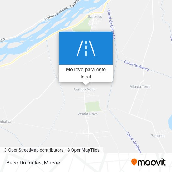 Beco Do Ingles mapa